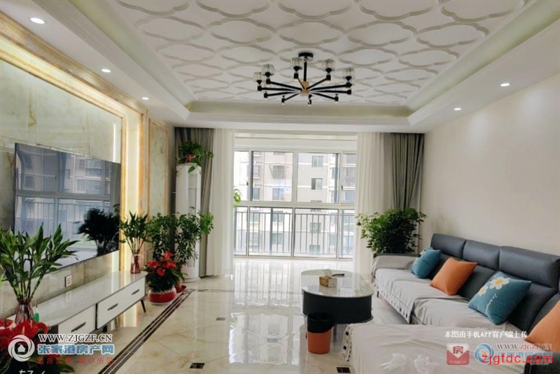 Q农联花园5楼电梯房精装2室2厅102平106万设施齐全拎包入住性价比高